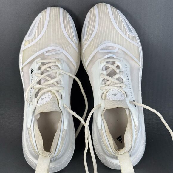 adidas Ultra Boost Light X Stella Mccartney Cloud White Core women size 9.5 - Picture 6 of 8